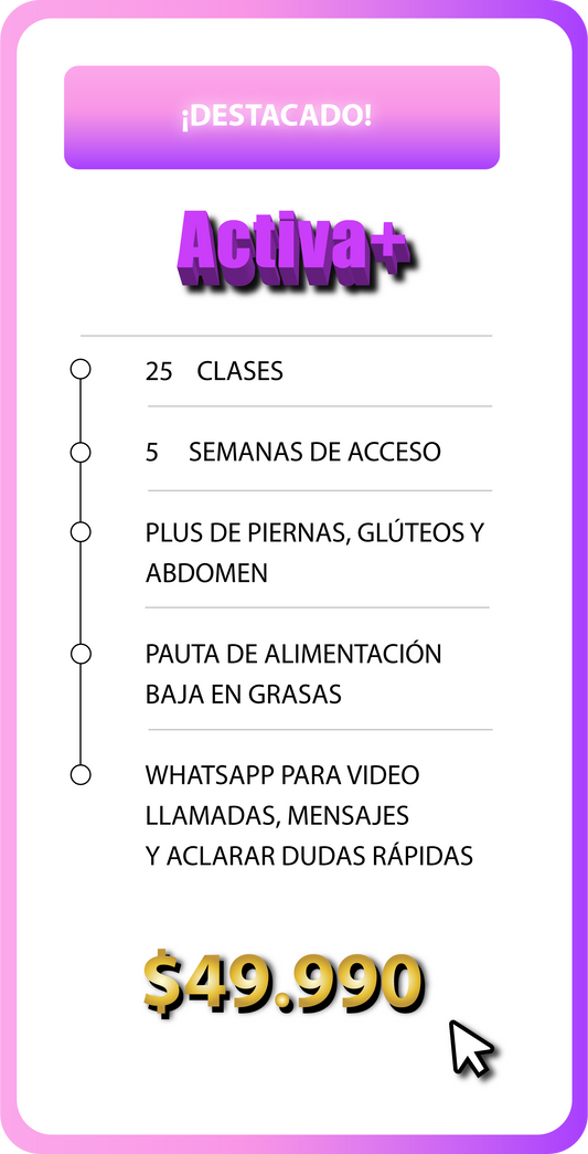 ¡Destacado! Activa+