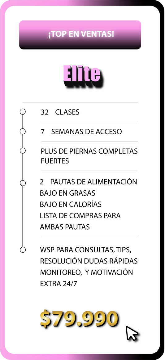 ¡Top en ventas! Plan ÉLITE